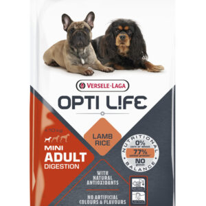 Opti Life 2.5kg Ξηρά Τροφή χωρίς Γλουτένη για Ενήλικους Σκύλους Μικρόσωμων Φυλών με Αρνί και Ρύζι