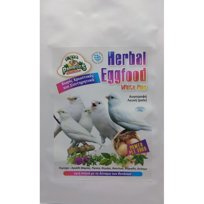 Herbal eggfood white plus 1kg